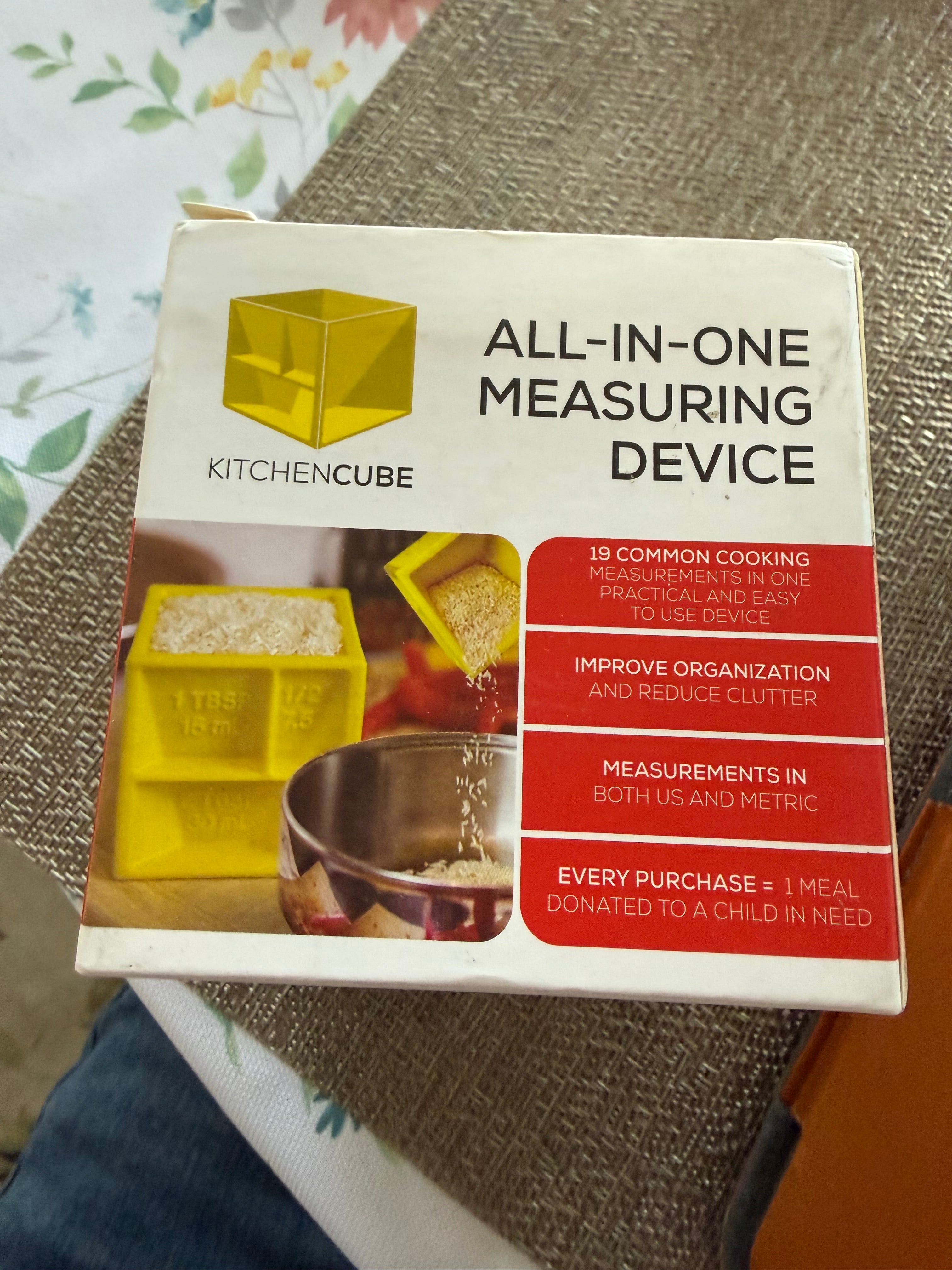 Kitchen Cube Measuring Gadget
